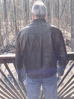 🏍️ Vintage KAWASAKI BROWN  Leather MOTORCYCLE JACKET UNISEX Epaulets